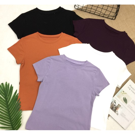 【预购】纯色圆领短袖T恤