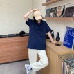 纯色宽松休闲T恤