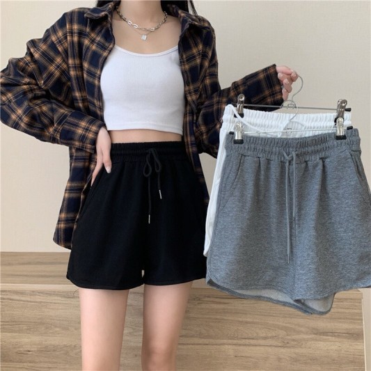 高腰休闲运动短裤