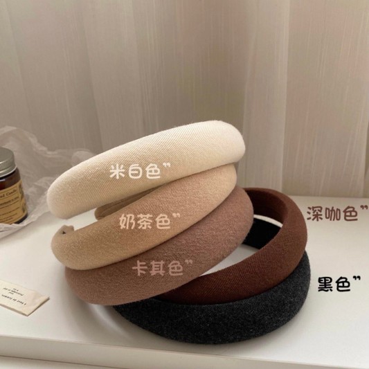 宽边海绵发卡发箍